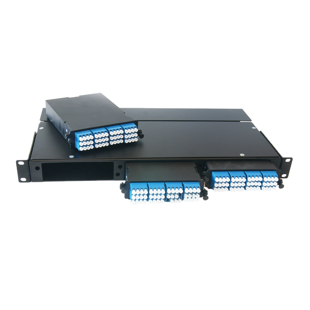 1U 19’’ 3xMTP ve MPO Kasetli Yüksek Kapasiteli Panel CAN-X-MO-1U-144