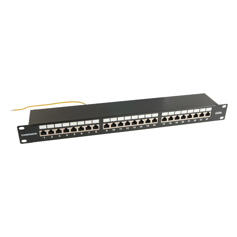 24-48 Port FTP Kategori 6A Patch Panel 1U