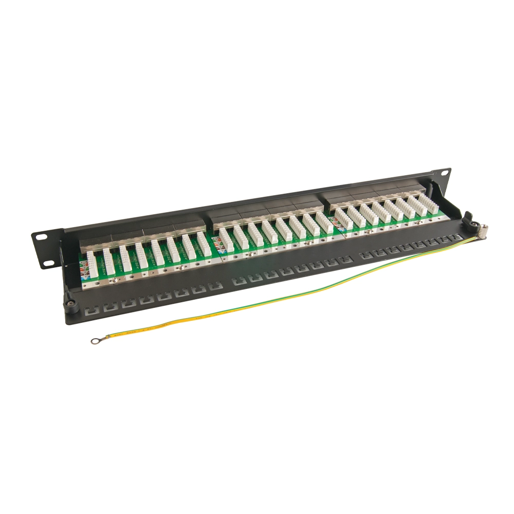 24-48 Port FTP Kategori 6A Patch Panel 1U