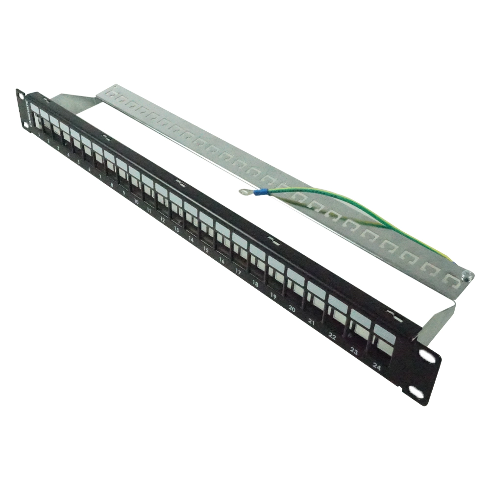 24 Port FTP/ UTP Kategori 6 Patch Panel 1U (Boş)