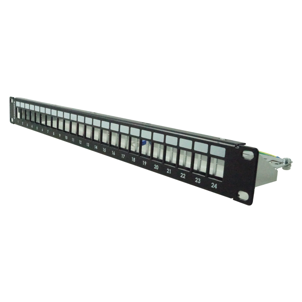 24 Port FTP/ UTP Kategori 6 Patch Panel 1U (Boş)