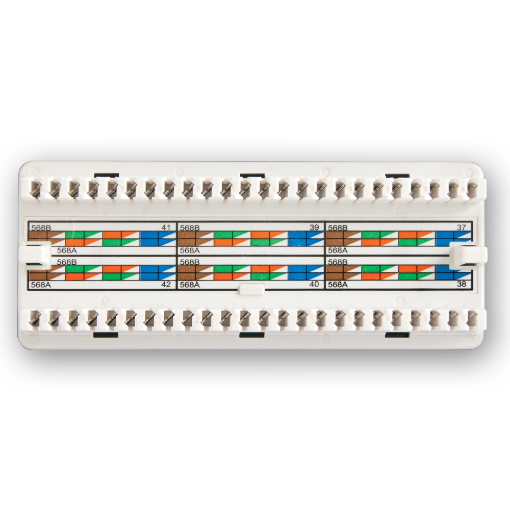 48 Port UTP Kategori 6 Patch Panel 2U
