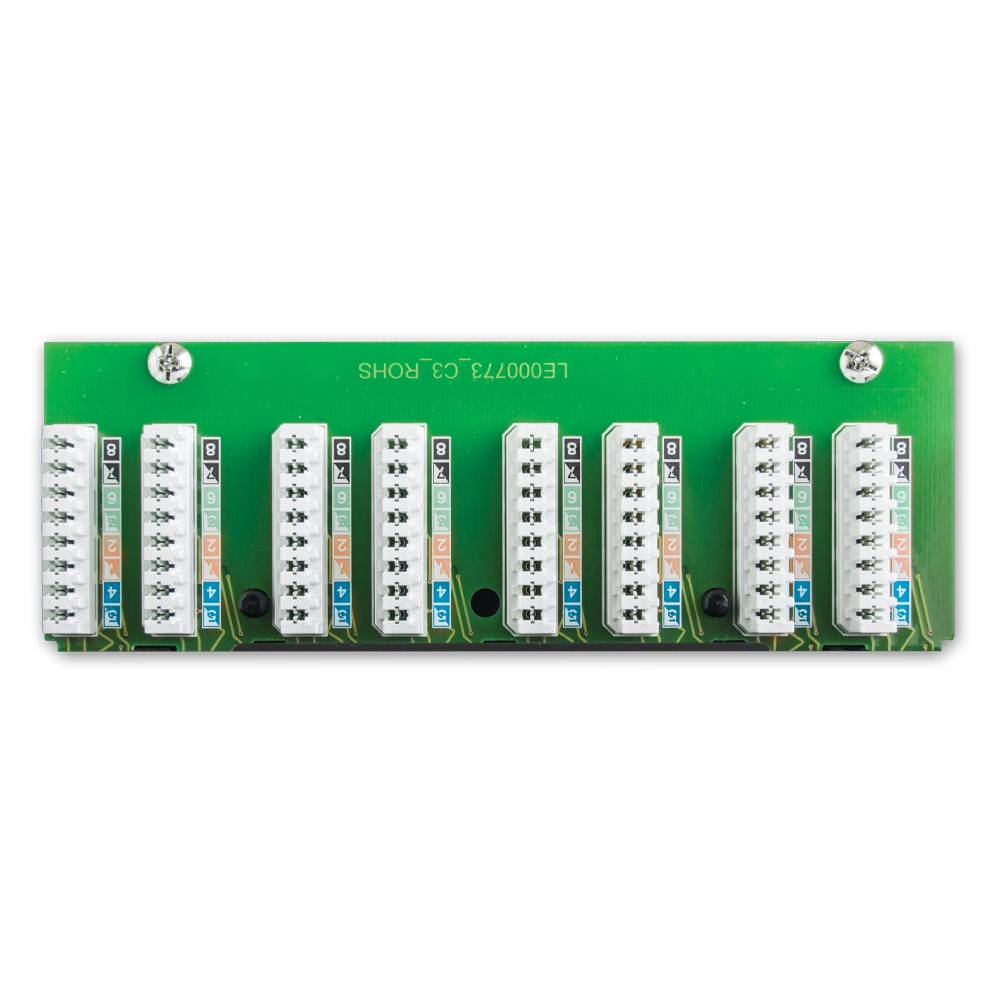 48 Port UTP Kategori 6A Patch Panel 1U
