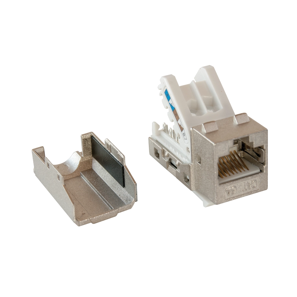 Kategori 6A Korumalı Keystone Jack (180° ve 90° Veri Prizi)