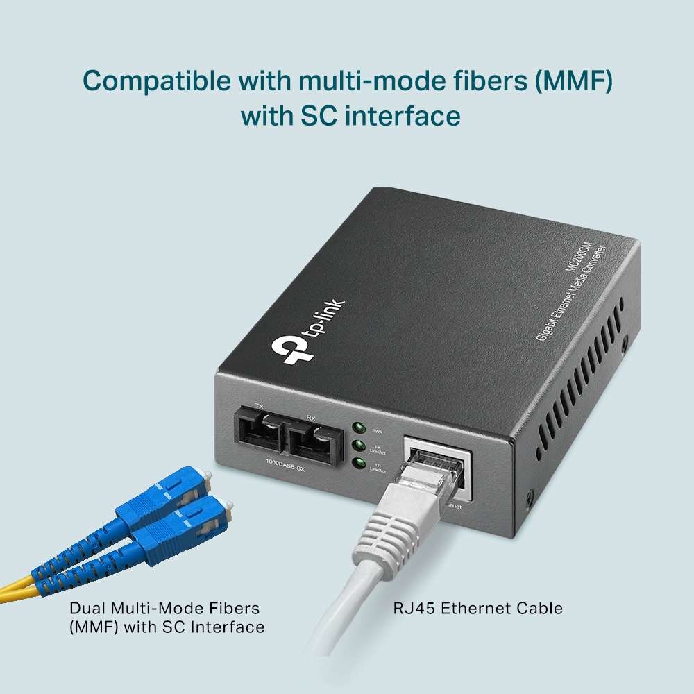 MC200CM Gigabit Multi-Mode Media Converter