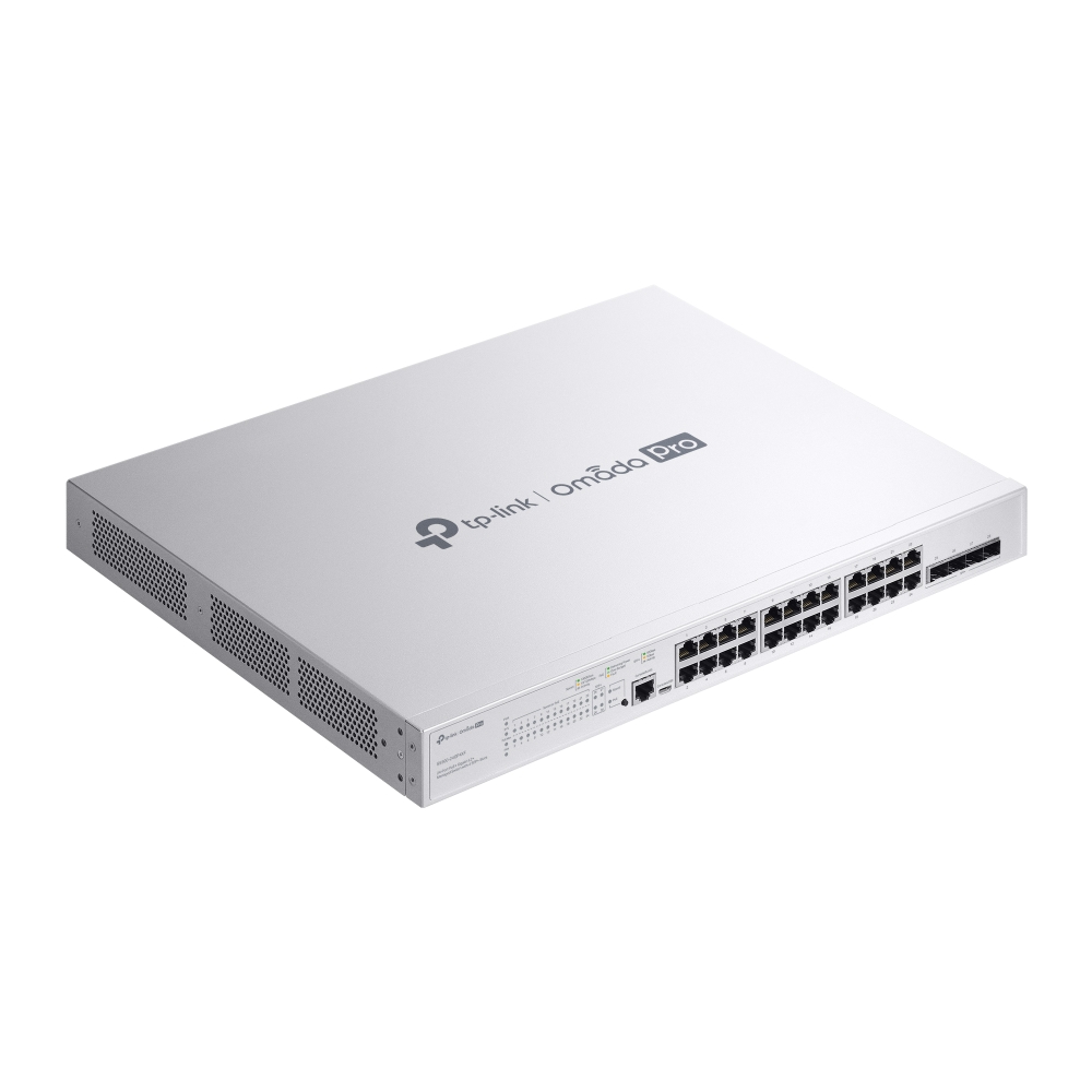 S5500-24GP4XF 4 SFP+ Yuvalı Omada Pro 24 Bağlantı Noktalı PoE+ Gigabit L2+ Yönetilen Anahtar