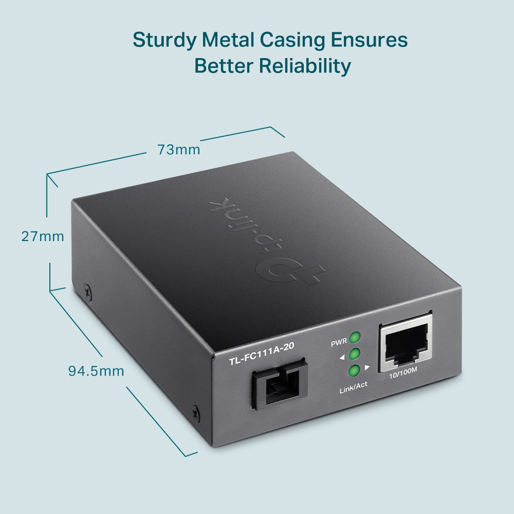 TL-FC111A-20 10/100 Mbps WDM Media Converter