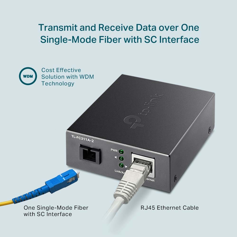 TL-FC311A-2 Gigabit WDM Media Converter