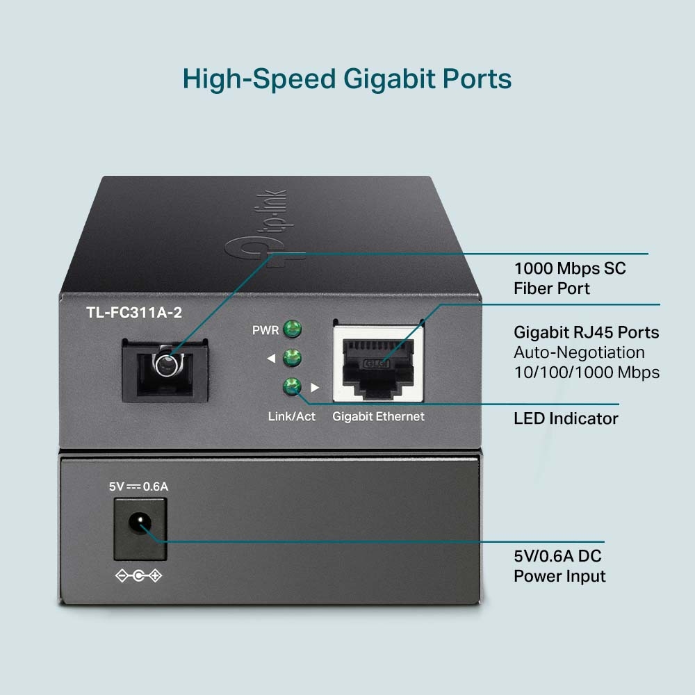 TL-FC311A-2 Gigabit WDM Media Converter