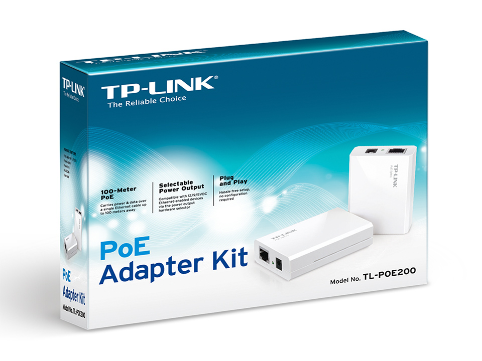 TL-POE200 Power over Ethernet Adaptör Kiti