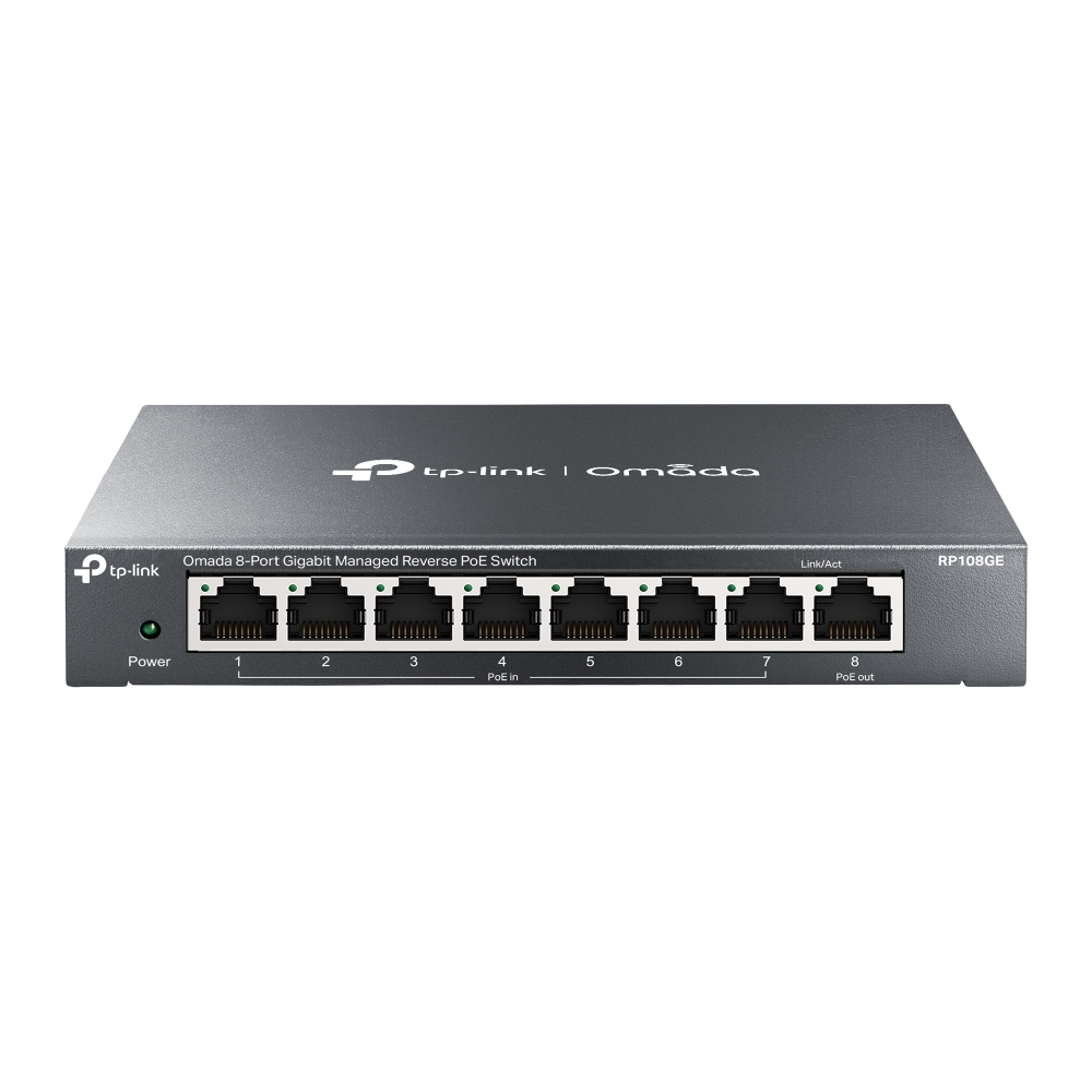 TL-RP108GE 8-Port Gigabit Managed Reverse PoE Switch