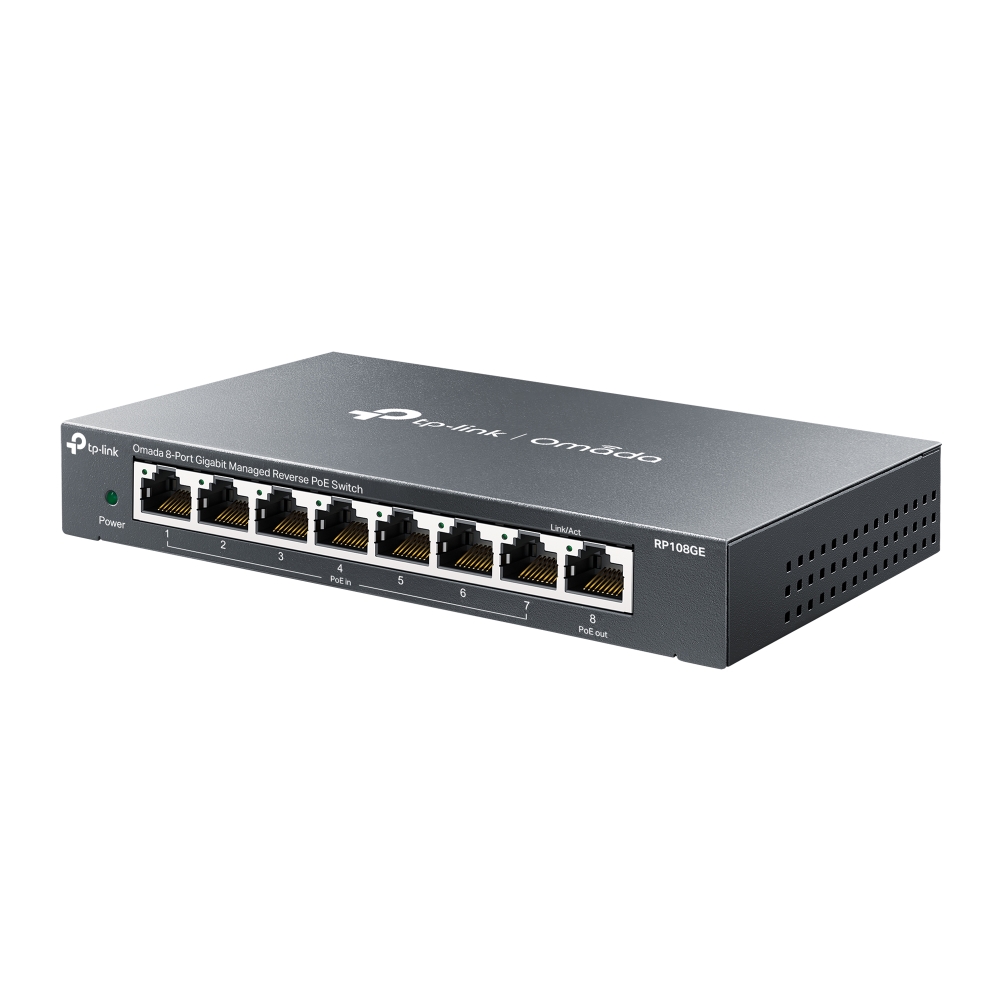 TL-RP108GE 8-Port Gigabit Managed Reverse PoE Switch