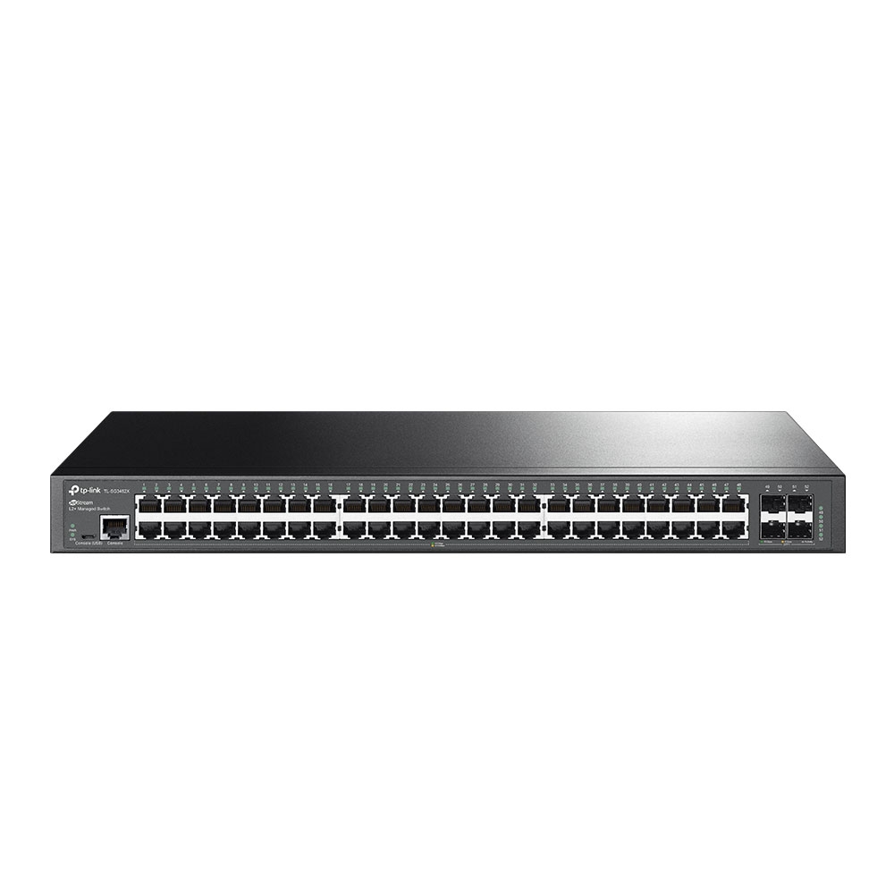 TL-SG3452X JetStream 48-Port Gigabit L2+ 4 10GE SFP+ Yuvalı Yönetilen Switch