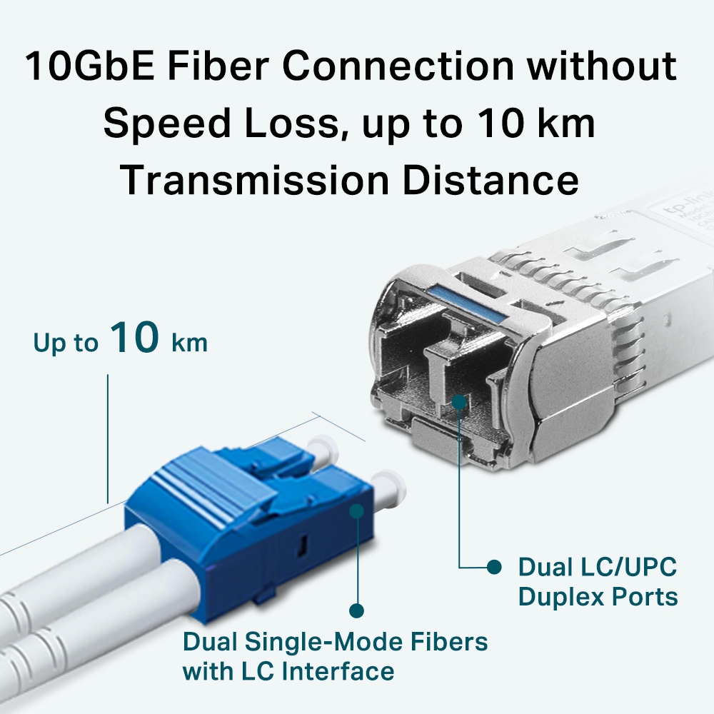 TL-SM5110-LR 10GBase-LR SFP+ LC Alıcı-Verici