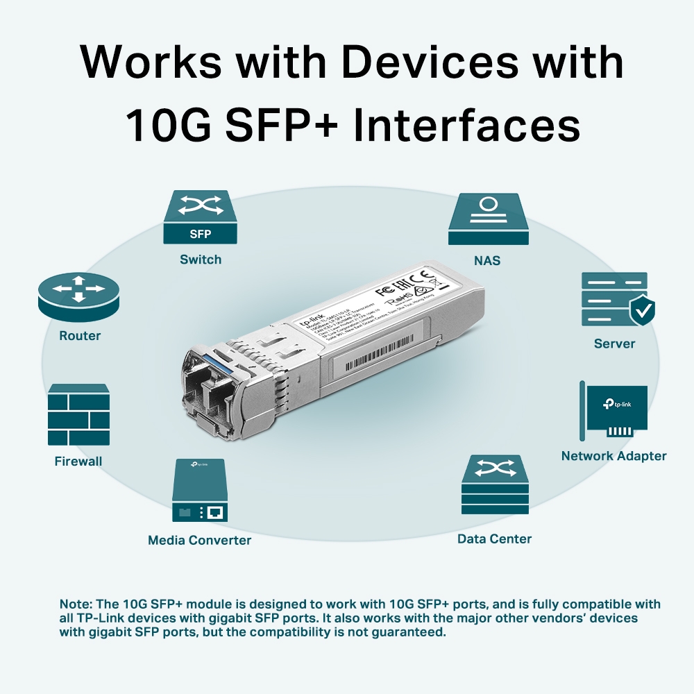 TL-SM5110-LR 10GBase-LR SFP+ LC Alıcı-Verici