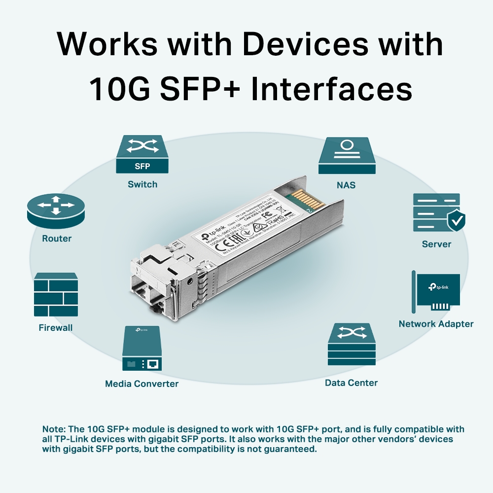 TL-SM5110-SR 10GBase-SR SFP+ LC Alıcı-Verici