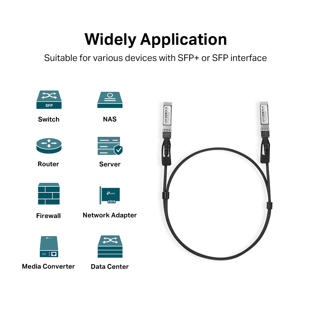 TL-SM5220-1M 1 Metre 10G SFP+ Doğrudan Bağlantı Kablosu