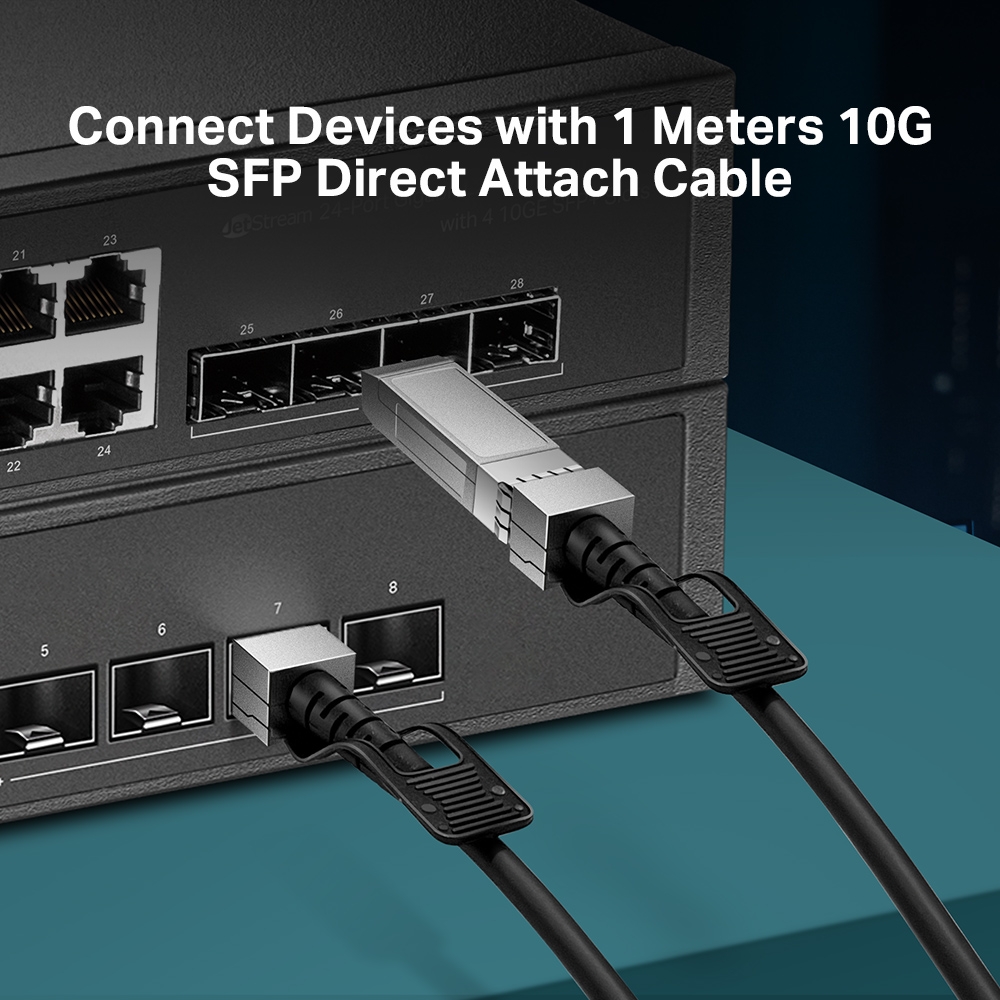 TL-SM5220-1M 1 Metre 10G SFP+ Doğrudan Bağlantı Kablosu