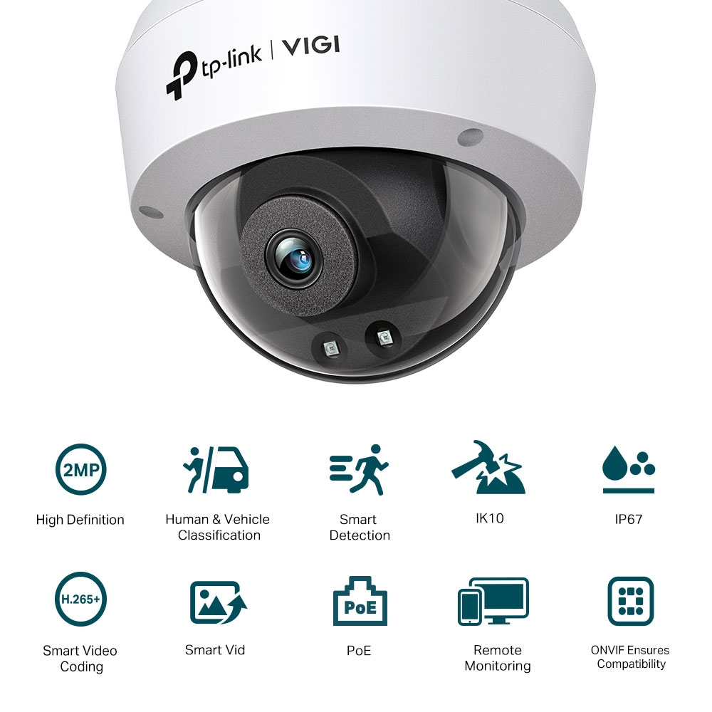 VIGI C220I 2MP IR Dome Ağ Kamerası